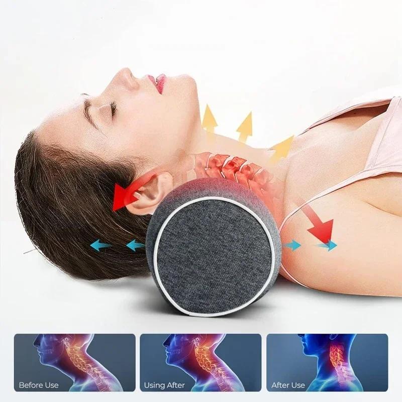 Neck Pillow Slow Rebound Memory Cotton Pillow Shaped Relaxing Cervical Partition Memory Neck Pain Relief Sleeping Pillow