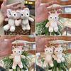 Adorable Fox Cartoon Keychain Plush Doll Cute Backpack Charm And 18cm Accessory