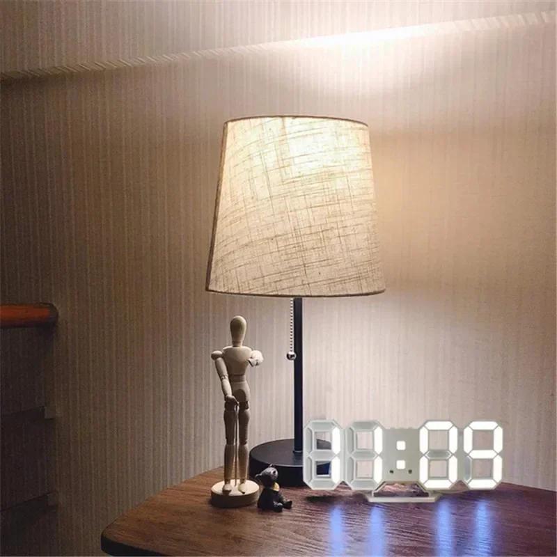 Ceas de Perete Digital Ceasuri de Birou Alarmă Electronică Decor Modern pentru Casă pentru Decor Dormitor Interior Ceasuri de Masă cu LED Living