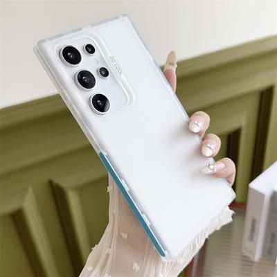 Matte Clear Soft Case for Samsung Galaxy S24 Ultra S24 Plus S23 S21 FE A15 A55 A35 5G A34 A25 A23 A13 A14 Shockproof TPU Cover