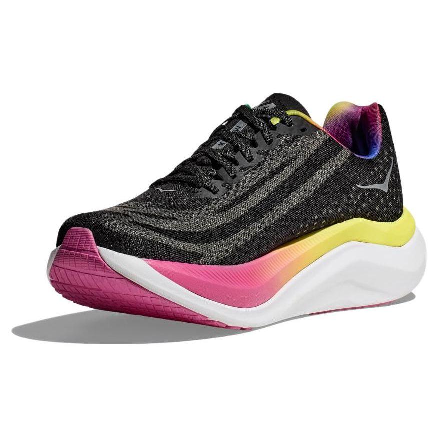 HOKA Mach X Black Rainbow Men Sneakers Silver 1141450-BKSV