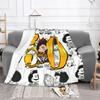 Coperta Mafalda Stampata 3D Morbido Pile di Flanella Calda Cartoni Animati Coperte Plaid per Casa Camera da Letto Divano Copriletti