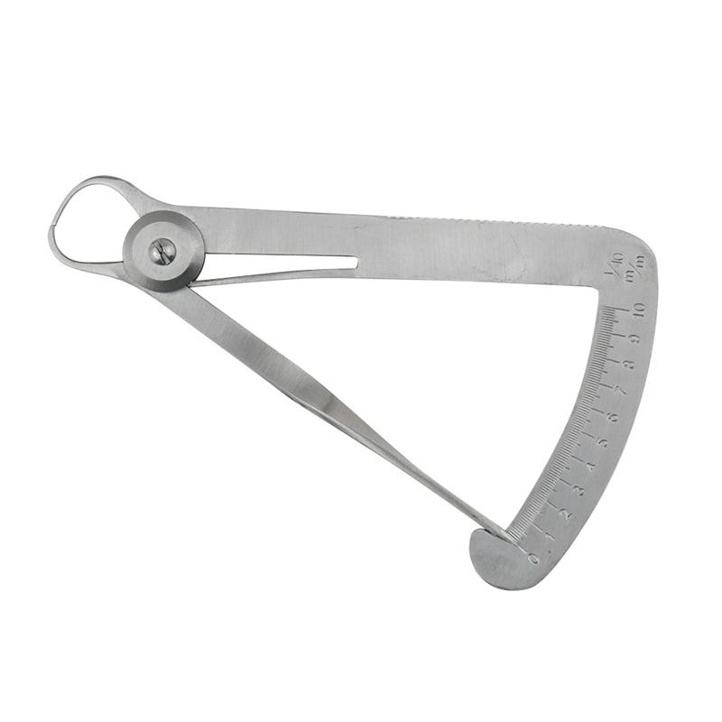 Dental Measurement Ruler Tool Wax Thickness Gauge Caliper  Stainless Steel