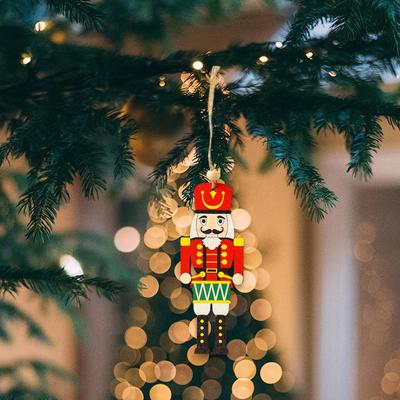 Χριστουγεννιάτικη Διακόσμηση Καρυοθραύστης Κρεματό Στολίδι Αξεσουάρ Δέντρου για