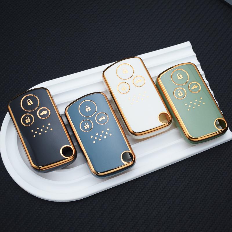 2 3 butoane TPU husă pentru chei de mașină Shell Fob pentru Honda Accord CIVIC CRV Fit 2006 - 2015 Suport cheie Geanta Protector Accesorii