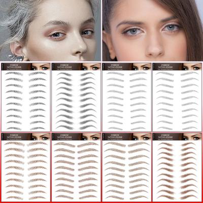 Modello monouso per sopracciglia Adesivo righello per sopracciglia Adesivo per tatuaggio sopracciglio imitazione Strumenti per trucco sopracciglio Forniture per microblading