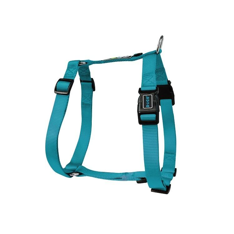 

Leisure H-shaped Dog Pectoral Collar Dog Harnesses for Small Dogs Medium and Large Pitbull Pug Dog Vest Strap Collar for Dogs 30-40CM