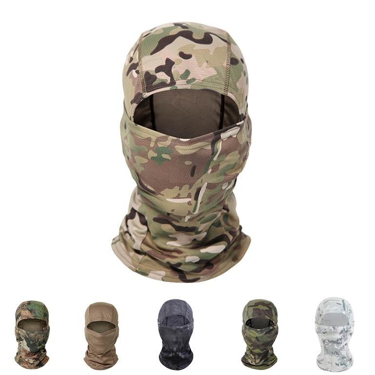 Multicam Camouflage Balaclava Fishing Full Face Scarf Mask Hiking Cycling Hunting Fising Mask Army Bike Military Head Cover Tactical Airsoft Cap Men