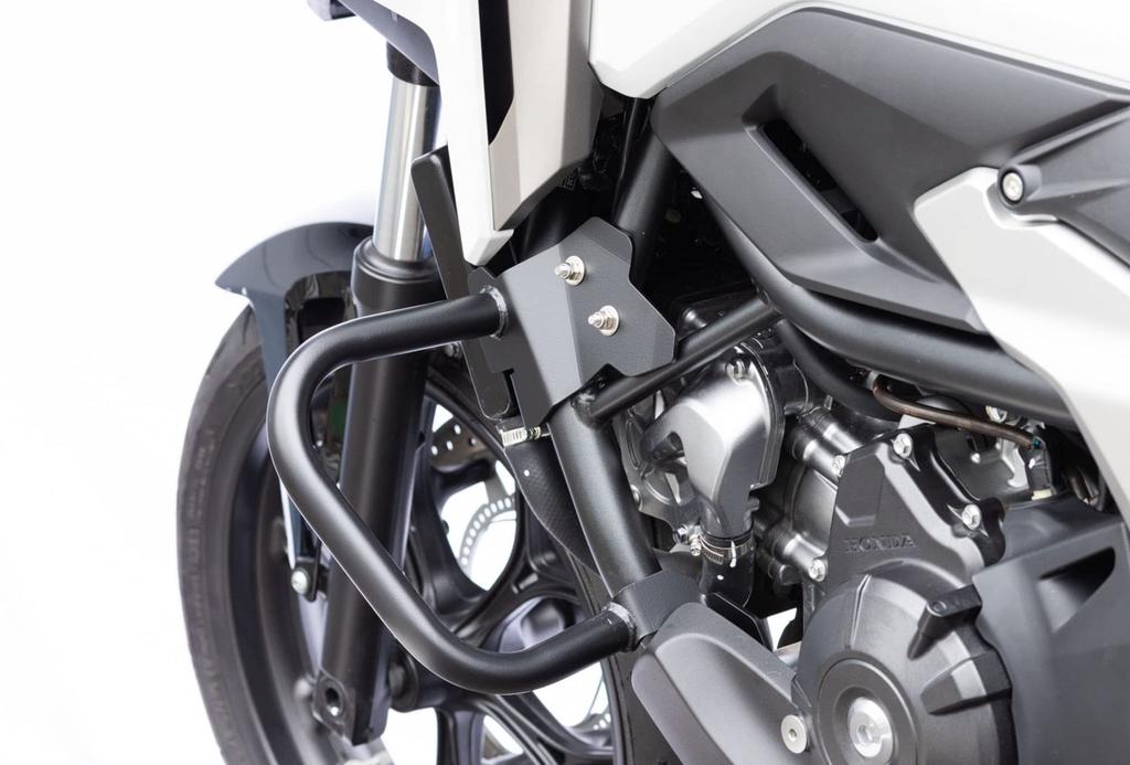 Kijima Motorcycle Parts Engine Matte for Part Number Guard, Steel, 25.4mm, Black, NC750X/DCT ('21-), 405-242