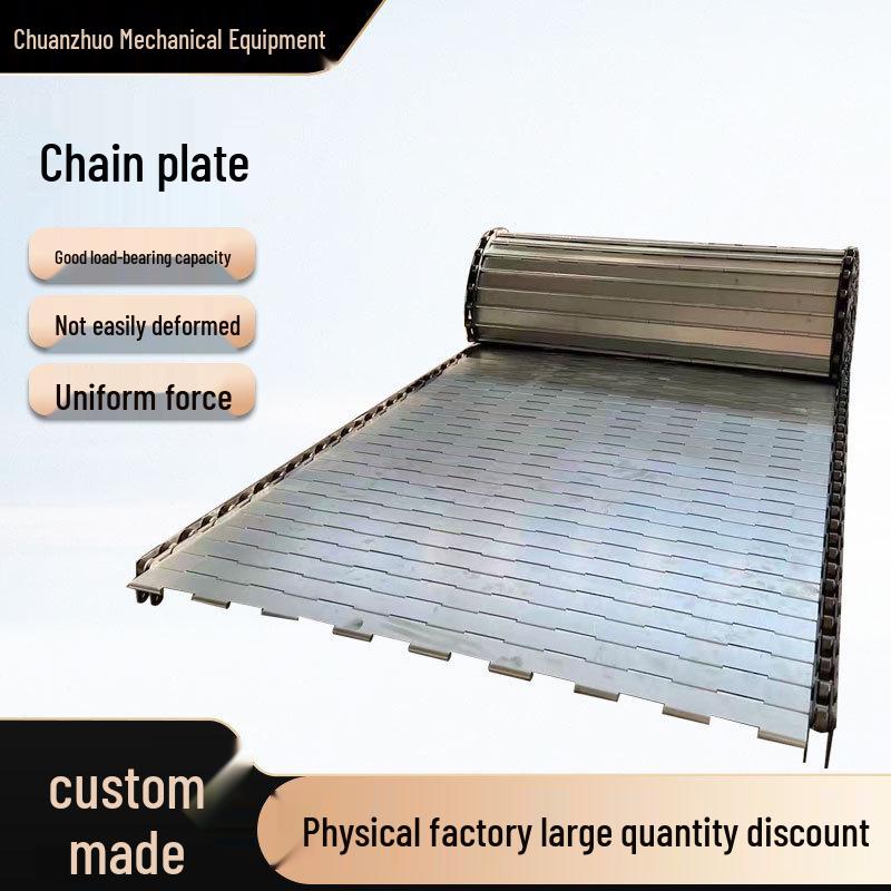 Large Pitch Stainless Steel Perforated Lifting Chain for Industrial and Food Machinery