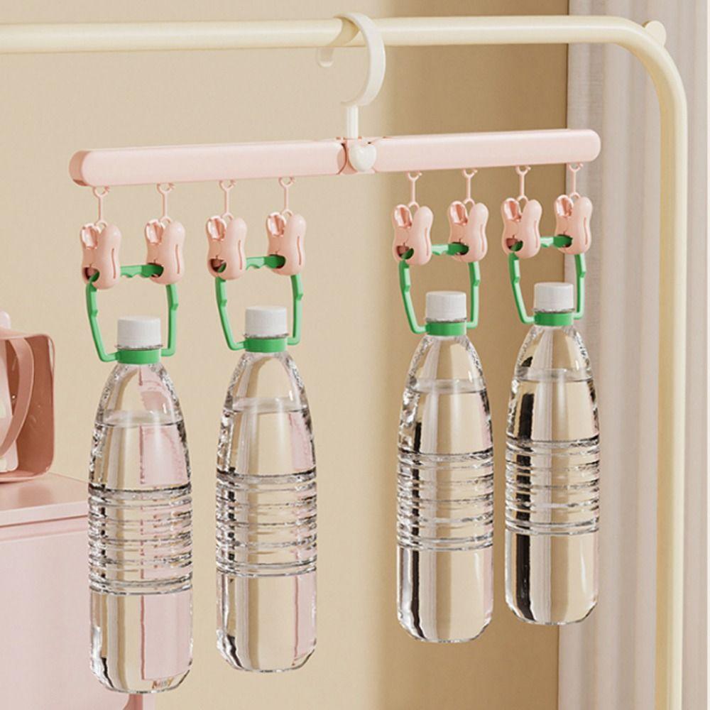Traceless Folding Drying Rack Portable Baby Clothes Hanger Laundry Hanger  Household Use