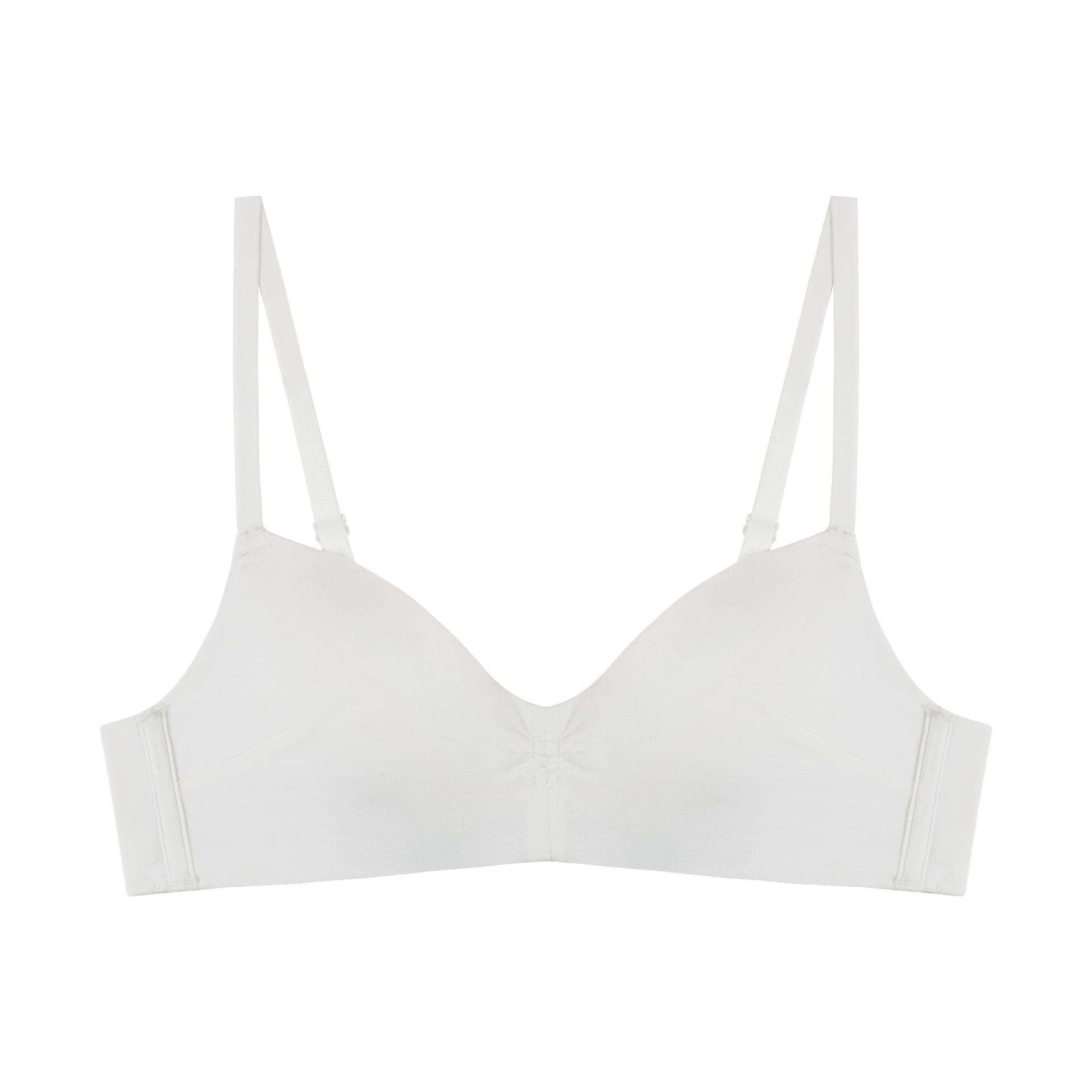 

Летний красивый бесшовный бюстгальтер сзади, регулируемый французский нижнее белье, женский бюстгальтер с тонкой чашкой XL белый