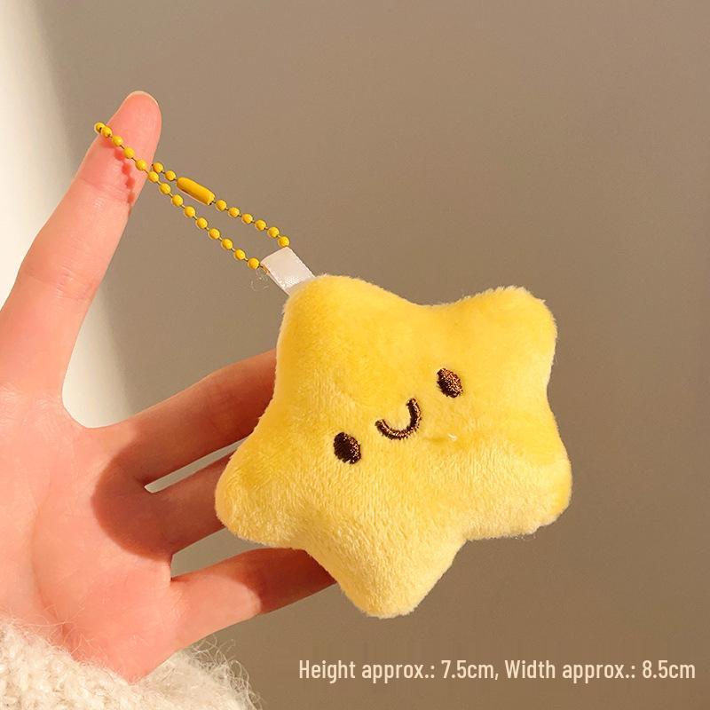 Plush Cartoon Keychain Pendant - Cute Doll Accessories for Bags and Gifts