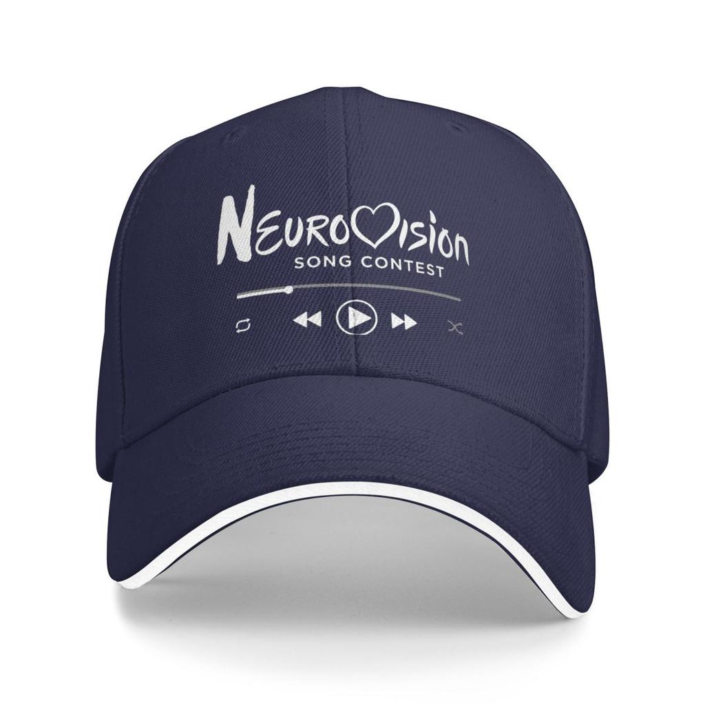 Logo Eurovize Kšiltovky Snapback Baseballové čepice Prodyšné Ležérní Casquette Venkovní Unisex