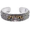 Carving Pixiu Retro Chinese Style Mighty Opening Bracelet Bracelet Accessories Ethnic Style Bracelet Men