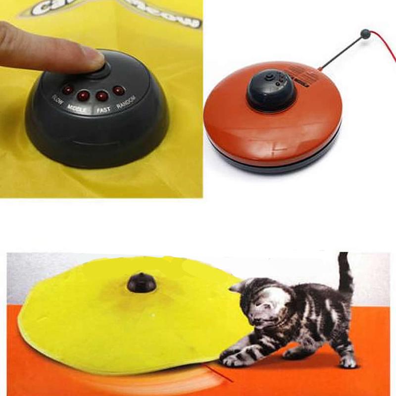 Funny Undercover Fabric Mouse Moving Cats Meow Play Cat Toy For Cat Kitty