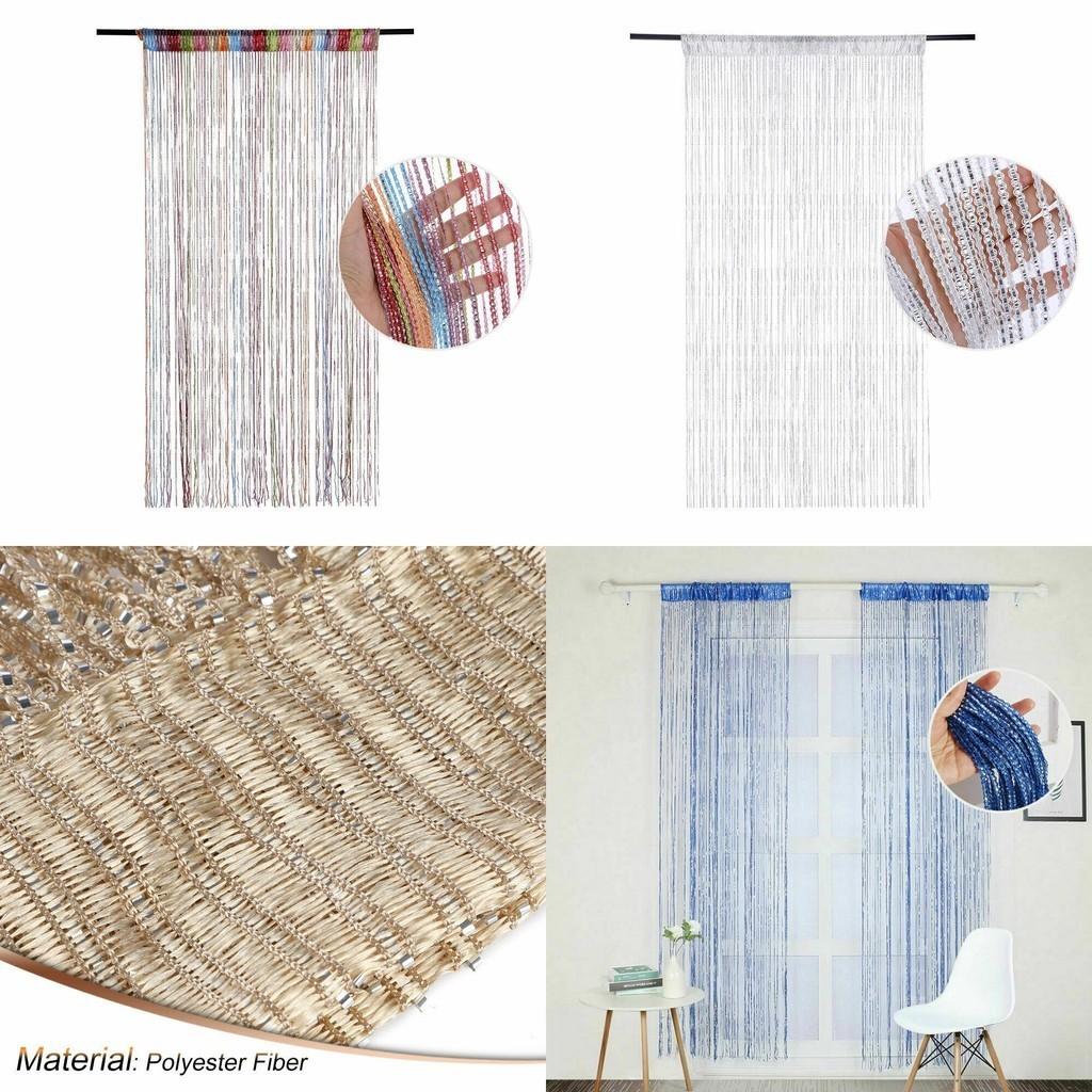 Luxurious Tassel Hanging Curtain For Door And Window With Elegant String Design