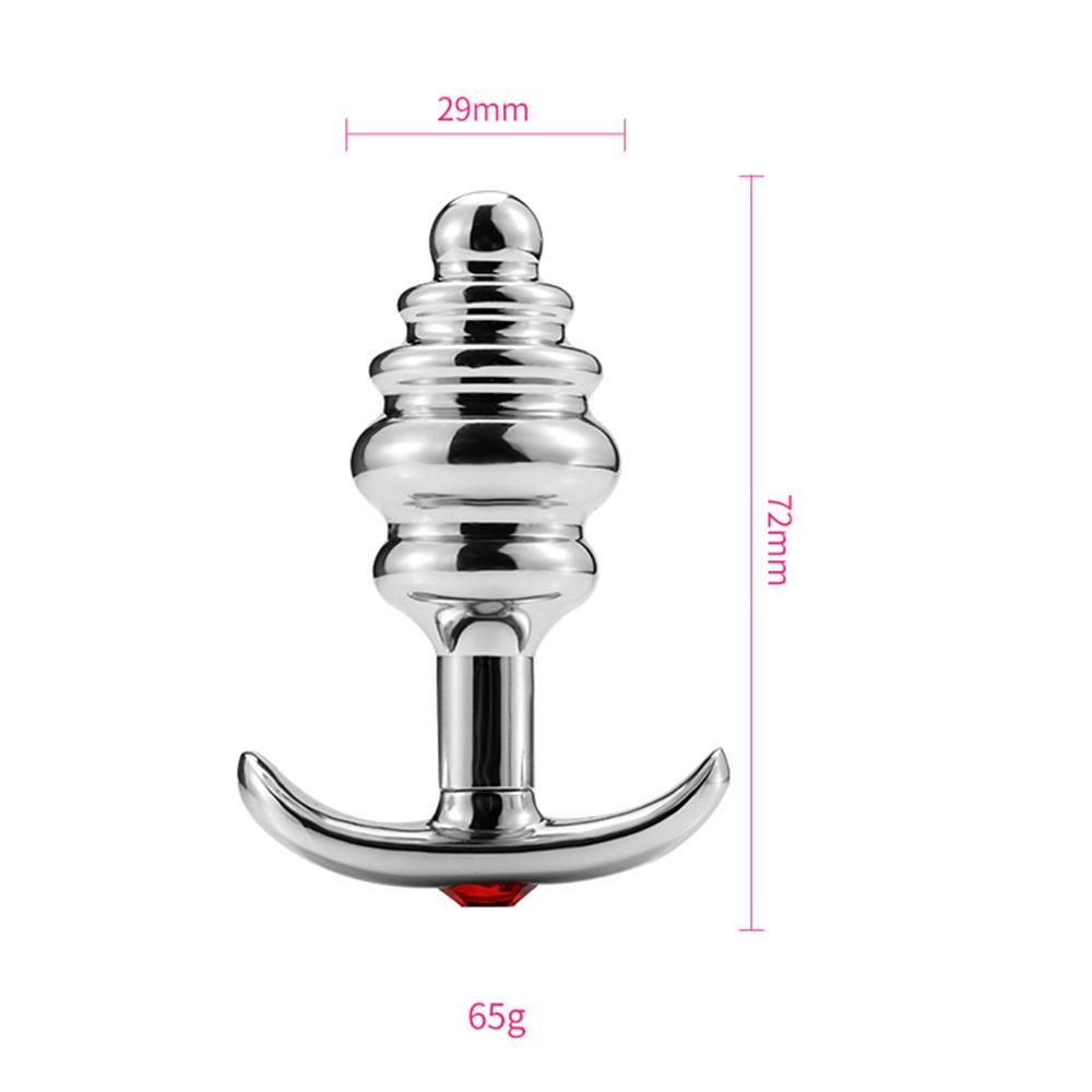 MoDi A-nal Fiş Kristal Elmas Butt Plug Seks anal Oyuncaklar Alüminyum Alaşım 
