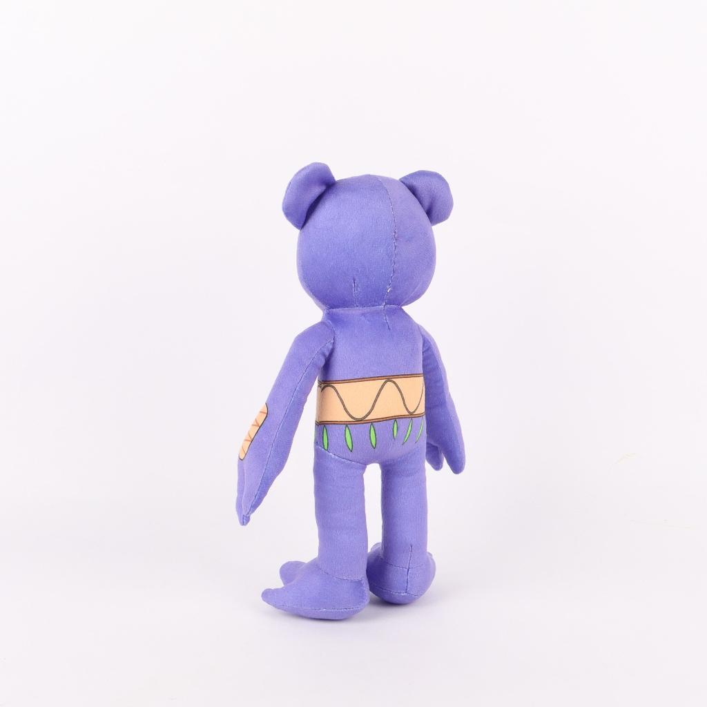 BOKKIE Demo Plush Purple Toothed Terrifying Bear Plush Toy Doll