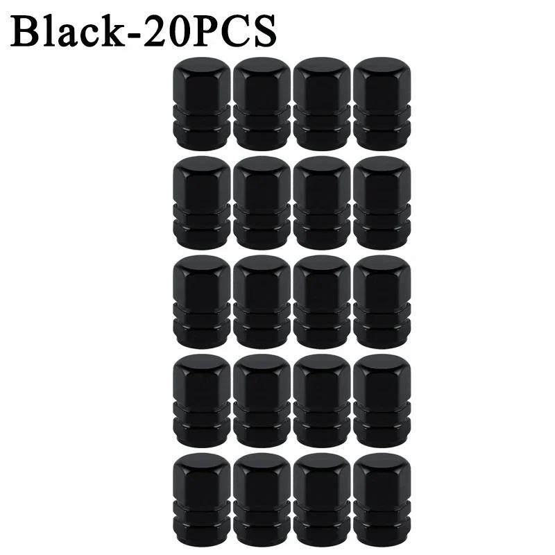 1-20Bag Aluminum Alloy Tire Valve Caps Universal Car Truck Motorcycle Wheel Stem Covers Dust Proof Tire Accessories for SUV Bike
