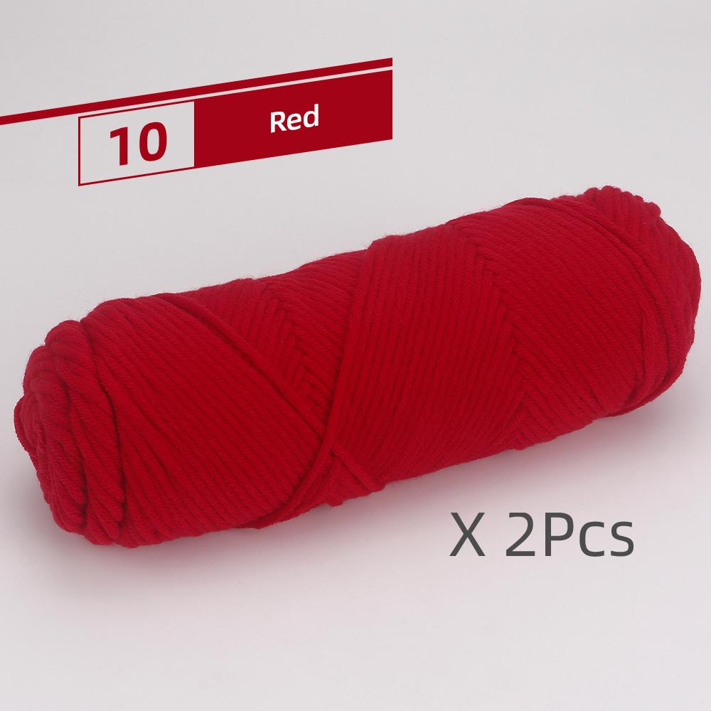 2pcs Soft Warm DIY Knitting Yarns for Hand Crocheting & Machine Knitting, Used for DIY Weaving Sweaters, Shoulder Shawl