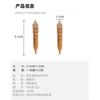 Elegant Long Tassel Earrings With Zirconia Accents Gold Plated Copper Chain Drop Women