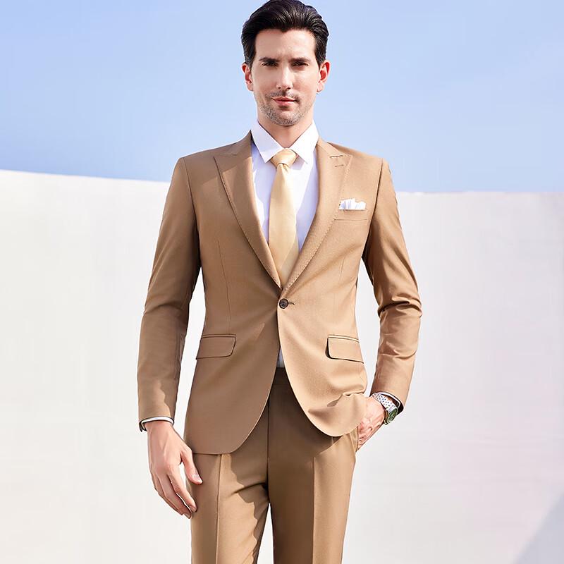 TLUOMAN Unisex Lightweight 3/4 Sleeve Business Blazer Suit Set