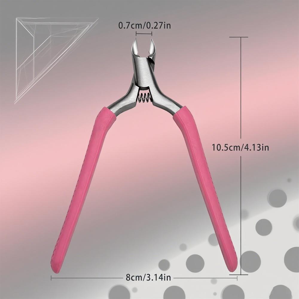1PC Professional Nail Clipper Nipper Stainless Steel Nail Cutter Trimming Toe Finger Cuticle Plier Scissor Manicure Nail Art Too