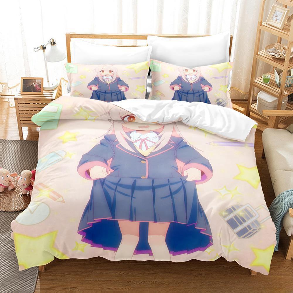 New Onimai IM Now Your Sister Bedding Collection Single Twin Full Queen King Size Bed Collection Adult Kid Bedroom Duvet Cover Collections 3D Anime