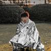 Emergent Blanket Outdoor Survival Rescue FirstAid Foil Thermal Blanket Hypothermia Windproof