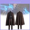 Fantasia Cosplay Premium de Conde Dooku Preto Para Roleplay de Personagem de Filme de Star Wars