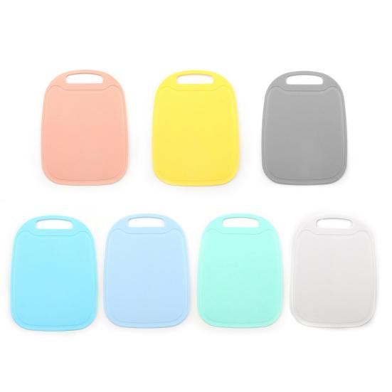 Tocător cu Canale Plastic Mini Tocătoare pentru Fructe Legume Plastic Fără BPA Sigur Placă pentru Prepararea Alimentelor pentru Uz Casnic