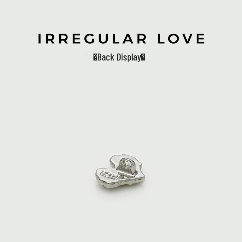 Retro Peach Heart Dot Button Sweater Jacket