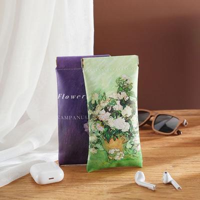 Artistic Sun Glasses Case Automatic Closing Glasses Box High Quality Eyewear Storage Bag  Girl