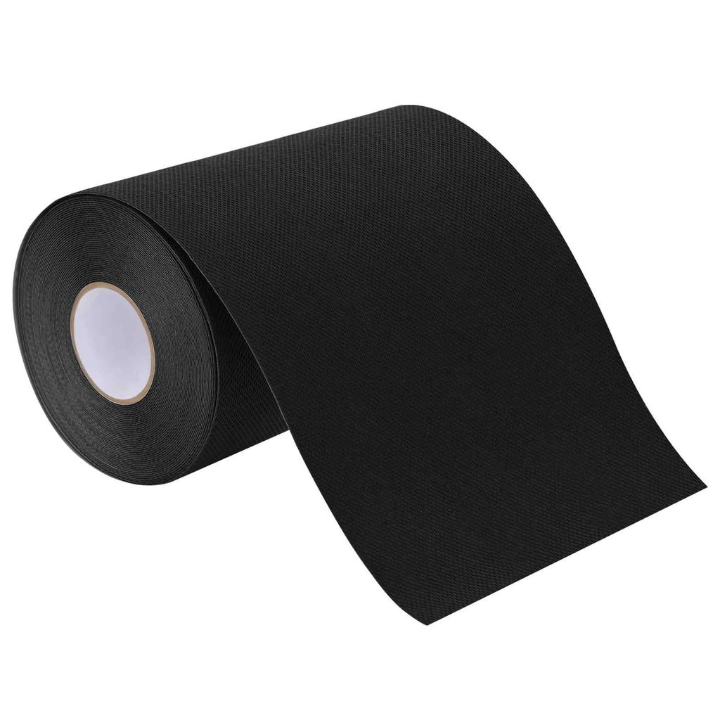 Self Adhesive Artificial Grass Tape Black 15 Cm X 10 M Non Woven Fabric
