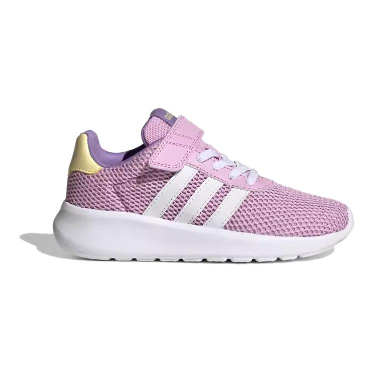 Adidas Lite Racer 3.0 Lightweight Comfortable Durable Low-Top Casual Shoes Kids Sneaker Pink H03630