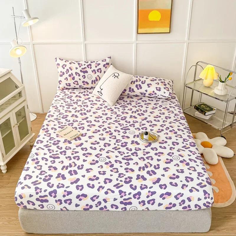 

Комплект простыней на резинке с мультяшными котами размера Queen, комплект постельного белья с милым котенком, комплекты постельного белья с котом Kawaii, украшение для спальни для детей и подростков взрослых 90x200x25cm 3pcs