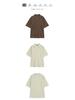 MYQ Men's Japanese Retro Cuban Collar T-Shirt - Loose Fit, Lapel, Short Sleeve, Trendy Korean Style
