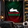 Wall Hanging Tapestry South Sydney Rabbitohs Print Cloth for Living Room Bedroom Home Decor