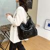 Street Retro Fashion Trend Women's Shoulder Crossbody Bag Zipper Large Capacity Travel Purse and Handbag Casual Backpack