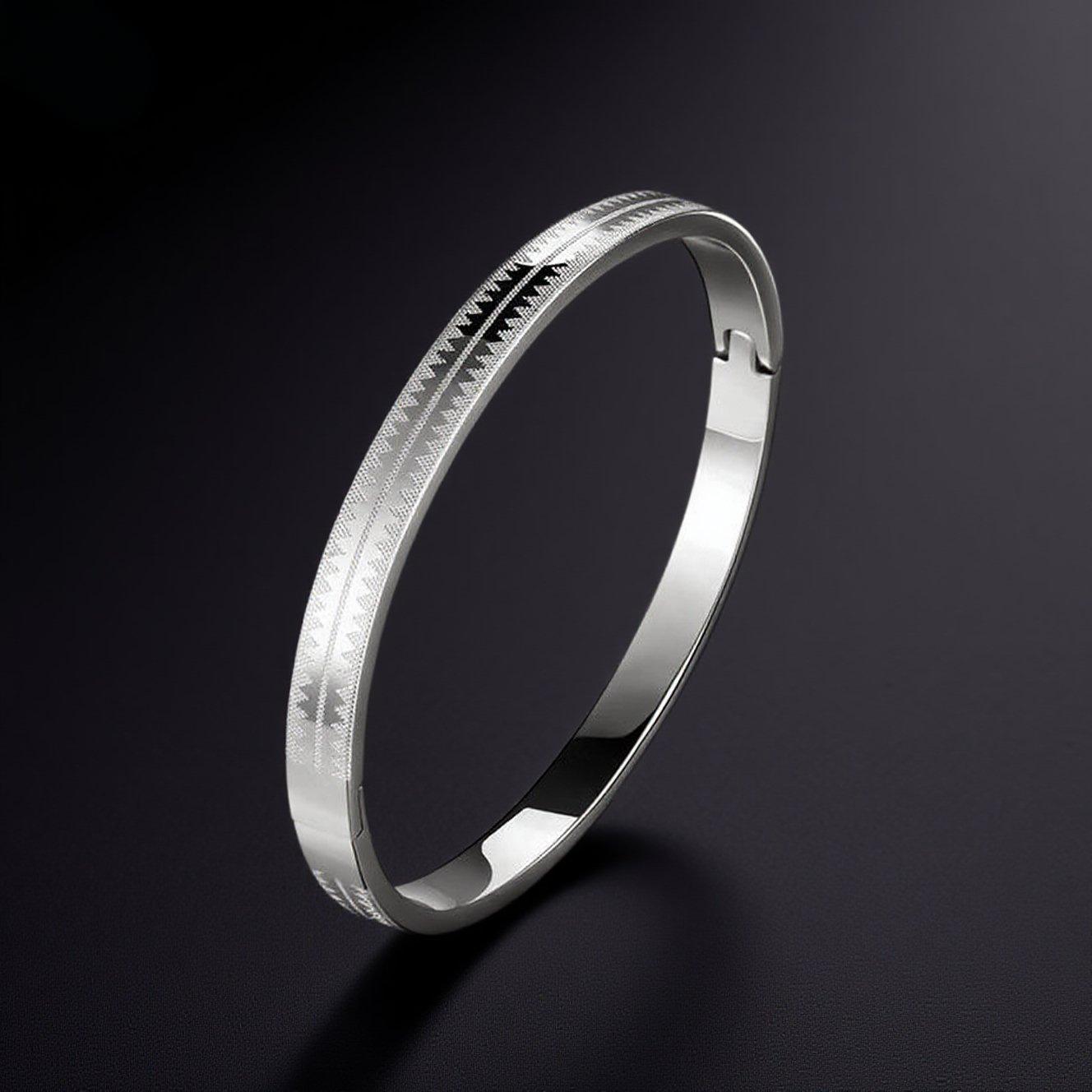 Stainless Steel Men s Titanium Bracelet: Durable, Stylish, Buckle Design