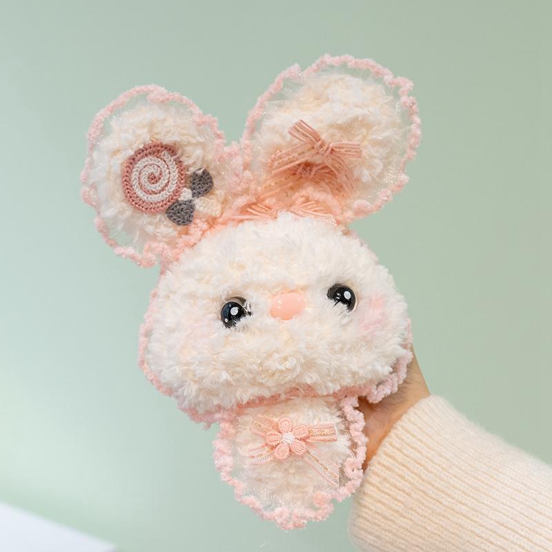 Cute Rabbit Plush Toys Hanging Pendants Easter Bunny Plushies Animal Dolls Backpack Accessory Keychain Easter Gifts For Friends