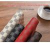 Authentic Cross Pattern A5 Notebook, Loose-Leaf A7 Checkered Planner, A6 Leather Notebook with Horizontal Ruled Pages