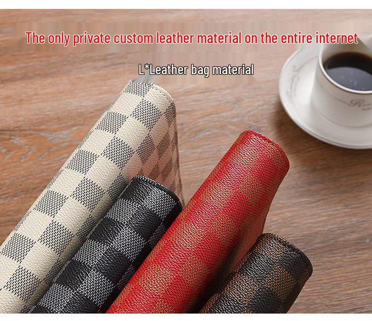Authentic Cross Pattern A5 Notebook, Loose-Leaf A7 Checkered Planner, A6 Leather Notebook with Horizontal Ruled Pages