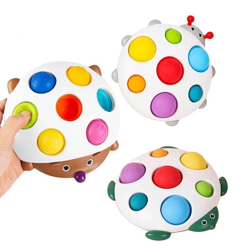 Hérisson éducatif pour enfants Appuyez sur la touche programmable Concentration Formation Jouets d'éducation précoce Coordination œil-main Petit hérisson
