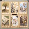 Baraja Lenormand Cuento de Hadas 38 Cartas Impresas en Cartulina Doble Repujada de 350 GSM 9*6cm Juego de Mesa