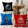 IInterpols LOGO Pillowcase Toon Gift Cushion Cover Bedroom Home Sofa Chair Seat Decor Pillow Case