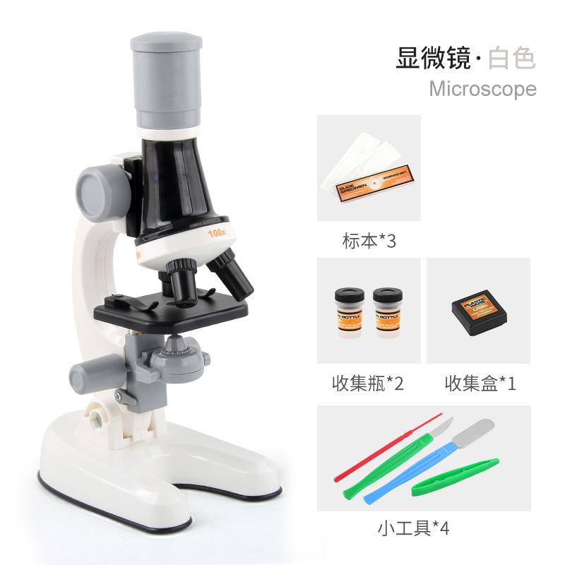Straight Children'S Microscope Toys High Definition 1200 Times Primary School Students Science Biological Laboratory Science And Education