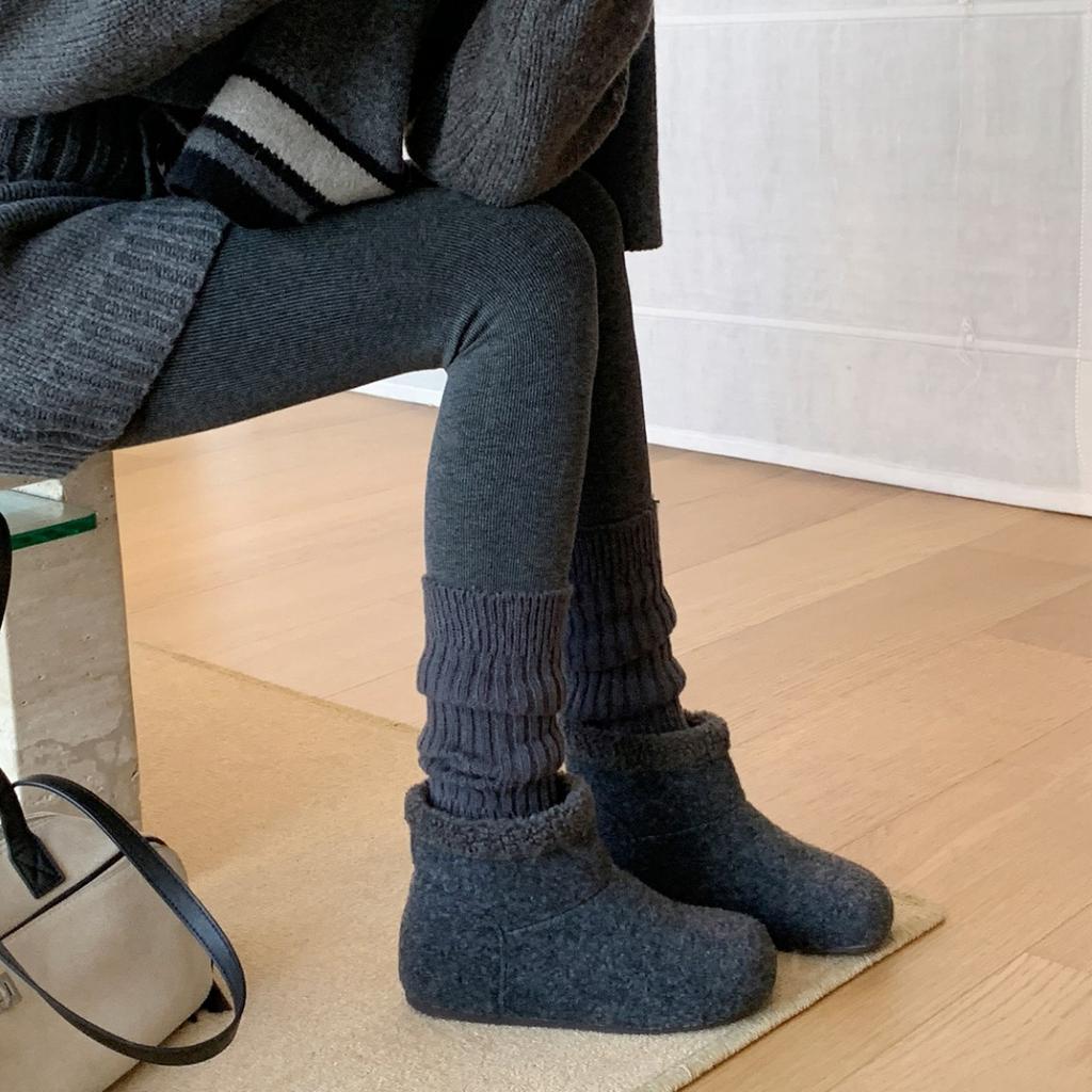 Cm height-increasing short boots cotton shoes snow boots women's thick-soled winter velvet warm and comfortable cotton boots