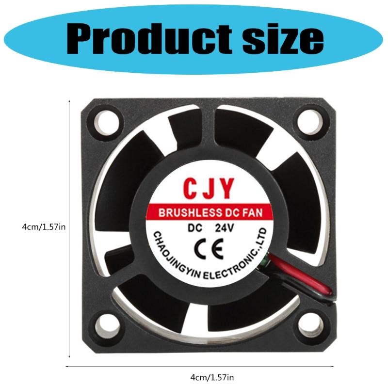Quiet 4020 PC Cooling Fan High Speed Airflow Quiet Efficient Cooling for Electronics Servers Networking Devices
